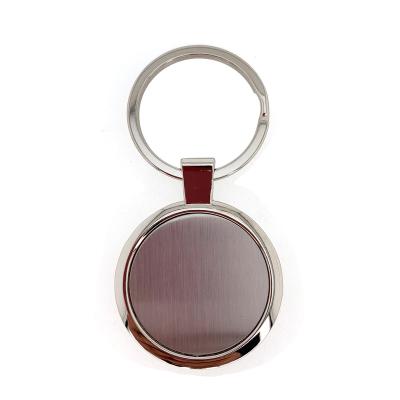 China Top Selling Custom Made Cheap Price Mute Key Chain List New Arrival Zinc Alloy Big Heart Hotel Round Clear Metal Motel Mute Key Chain for sale