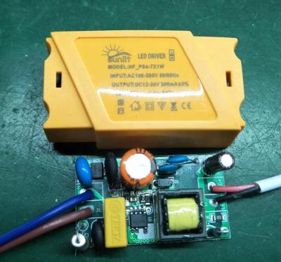 China SALE 4-7W 300ma 100V-265V Low PF 2.5KV Constant Current Low PF 2.5KV Surge Protection LED Driver NF_PS4-7W for sale