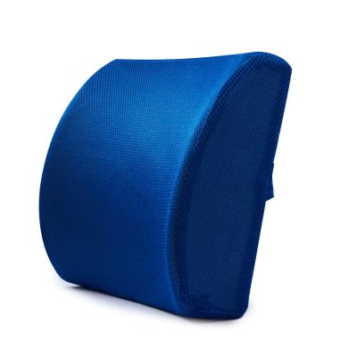 China Hot Sale Anti-Apnea Memory Foam Car Lumbar Support Back Cushion Waist Support Pillow for sale