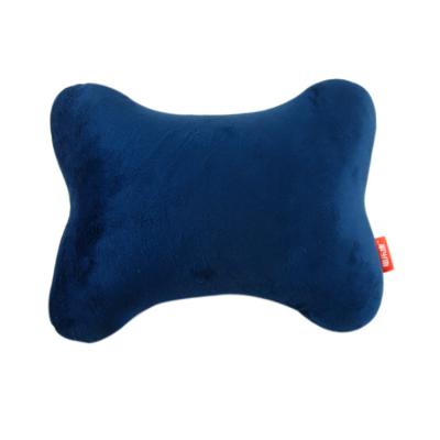 China Anti-Apnea Memory Foam Dog Bone Shape Bed Pillow Car Neck Headrest Pillow for sale