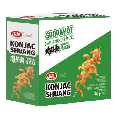 China Low Fat Natural Konjac Spicy Snacks Chinese Flavor Appetizing Snacks for sale