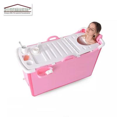 China Sustainable Food Grade PP+TPE Material Bathtub For Bathroom Portable Plastic Bathtub for sale