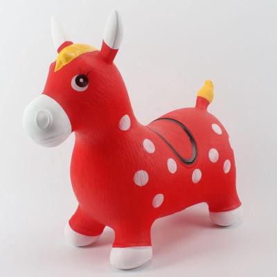 China Toy Horse Hopper Inflatable Ride On Rubber Bounce Animal Toys For Kids Inflatable Jumping Horse for sale