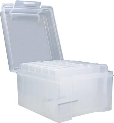 China Eco-Friendly Photography Organizer Including 6 Labels Photo Storage Cases And Boxes for sale