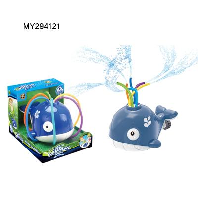 China Kids Outdoor Sprinkler Toy Whale Sprayer Water Sprinkler Toys (Mixed Gray Blue) MY294121 for sale