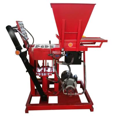 China Hotels SR 2-25 Earth Brick Making Machine Diesel Semi Automatic Sunrise Brick Making Machine for sale