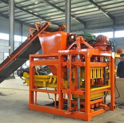 China Building Material Stores Sunrise QTJ4-28 Small Scale Wall Brick Making Machine for sale