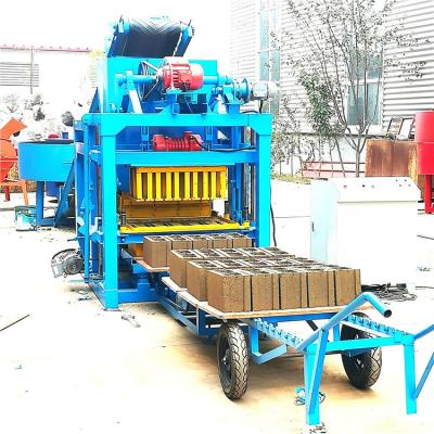 China Building Material Shops QTJ4-25C Automatic Cement Interlock Cavity Block Making Machine Ghana Price for sale