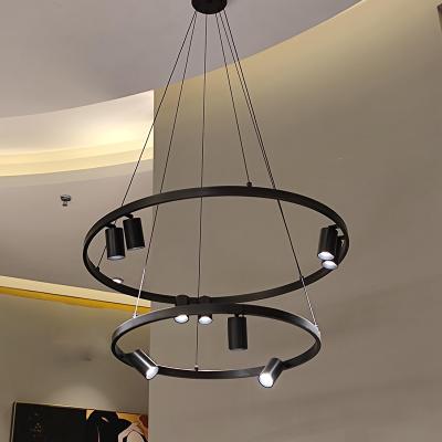 China pendente 80cm 60cm round brass chandelier kitchen island home light luz de moderno for sale