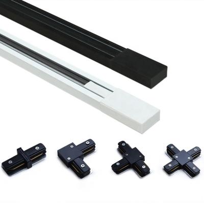 China High Quality Black Desktop Color 2 Wire Led Track Rail for sale