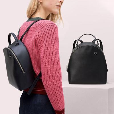 China Waterproof custom wholesale design your own women backpack purse pu leather black leather mini backpack for sale