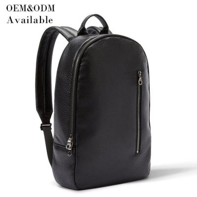 China Water Resistant custom high quality pu leather waterproof fashion business travel men's notebook laptop backpacks for sale