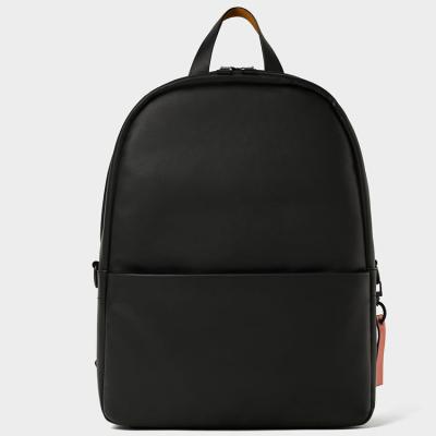 China PORTABLE custom logo wholesale china business laptop computer leisure black backpack leather men for sale