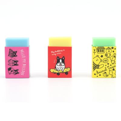 China Promotional Eraser Hot Sale Kids Kawaii Eraser With Colorful Color In Store for sale