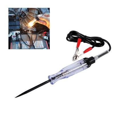 China 6V 12V 24V DC VoltMet Probe Maintenance Car Truck Single Auto Test Voltage Multimeter Automobile Pen Light Bulb Tools Long for sale