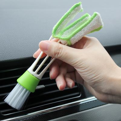 China New Product Single Car Air Vent Cleaning Brush Car Air Condition Duct Brush Car Cleaning Brush for sale