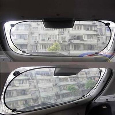 China Hot Selling Single Car Sunshade Mesh Uv Protection In Summer Nylon Car Exterior Protection For Rear Window Shades for sale