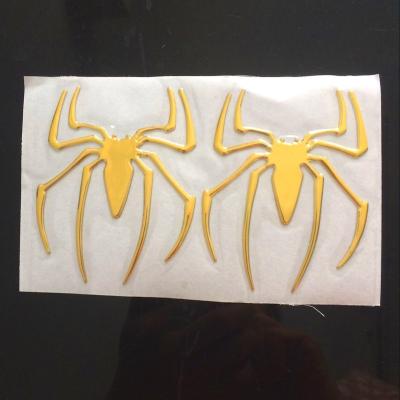 China Eco-friendly Spider Chinese Multicolor PVC Custom Design Car Stickers 3D Decoration Car Stickers for sale