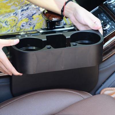 China Business Car Seat Crevice Storage Box Cup Drink Holder Car Seat Fill Organizer Multifunctional Car Side Pocket Storage Box for sale