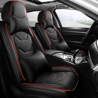 China Eco-friendly 3d 5d sports fashion PU leather fitting for car model >95% Universal Fit Full set car seat covers for sale