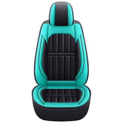 China Sports PVC Car Seat Covers Full Set 13pcs Seat Cover Fashion Automotive Cushion Cover For Cars Universal Fit Set For 5 Seats for sale