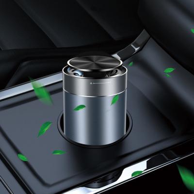 China Eco-friendly Aromatherapy Car Air Freshener Ions Scent Diffuser Cup Formaldehyde Air Freshener Alloy Filter Cool Fragrance Auto Car Flavor for sale