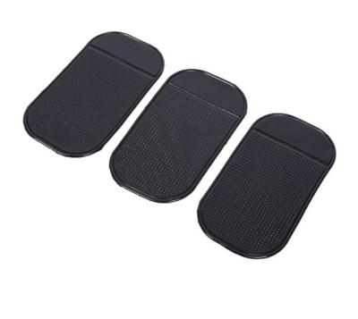 China 2019 Silicone Mat Car Dashboard Adhesive Pad Anti-Skid Magic Silicone for Mobile Phone Cd Electronic Devices Phone 1pc Black for sale