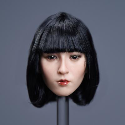 China Best Selling Popular Beautiful Fashion Asian Beauty Head Statues Suitable For Female Puppet Pieces Toys Props for sale