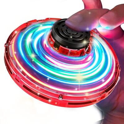 China 2022 Manual Spinner Drones Small Sensor Flight Ball Plastic Magic Flying Toy with Rotating LED Lights for sale