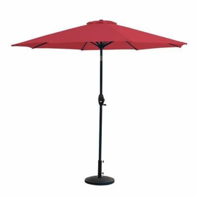 China Patio Cafe Used Solar Powered LED Outdoor Umbrella Sunshade With Water Resistant Tarpaulin, Garden Parasol, Market Umbrella for sale