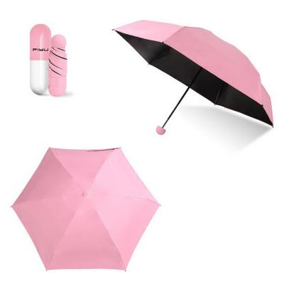 China Gift 5 Fold Small Umbrella Girls Umbrella Women UV Parasol Umbrella CLASSIC Lightweight Compact Pocket Mini Rainproof Umbrella For Bag for sale