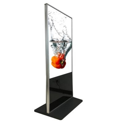 China Indoor Netoptouch 55 Inch Android Vertical Touch Screen Advertising Totem Indoor Interactive Kiosk for sale