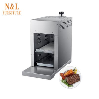 China New Style Family Party Gas Chicken Wing Grill Steak Bbq Stove Infrared Beef Grills Adjustable Size for sale