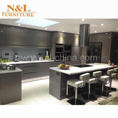 China Modern European Style Poland Kitchen Furniture With Modern Sideboard Design for sale