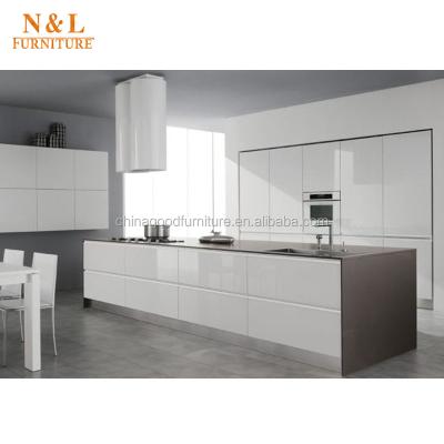 China Factory Modern Modular Sideboard Wooden MDF White Kitchen for sale