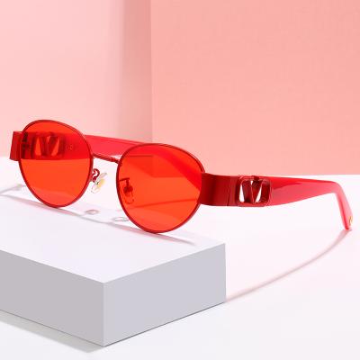 China Wholesale Cheap Shades Fashion Sunglasses Factory Women Sunglasses Metal Glass UV400 Shades for sale