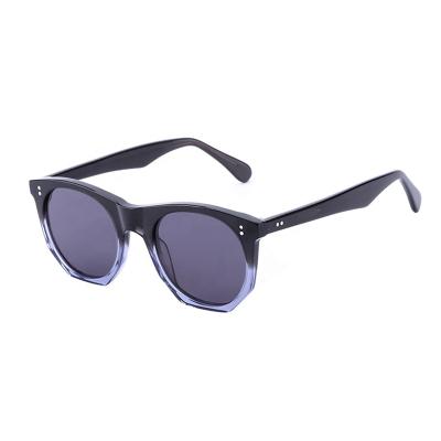 China Fashion Sunglasses Wholesale Price Designer Brand Acetate Frame Eyewear Glass Sunglasses Men for sale