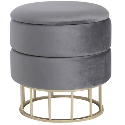 China Storage Cloth Round Stool Corner Decoration Stool Storage Stool for sale