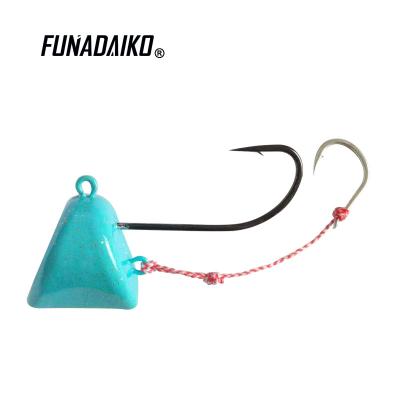 China HOT SALE Tenya Jig Head Double Mustad Hook Lead Jig Head Tenya Jig Tuna Hooks 60g 90g 120g 150g General Fishing Hooks for sale