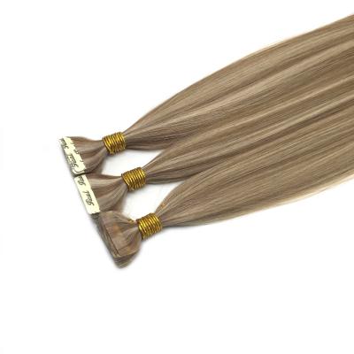 China Cheap Silky Straight Hair Weft Extension Ombre Skin Wave Hair Quality Brazilian Tape In Hair Extensions for sale