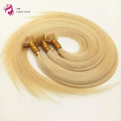 China Silky Straight Wave I/U/FLAT Tip Hair Extensiones De Cabello Natural European Hair Double Drawn Remy Hair Extension for sale