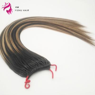 China 2020 Double Drawn Yishu Wave Silky Straight Hair Plant Ombre Color Tape /Clip In /I Tip Hair Extension for sale