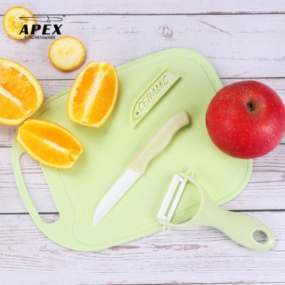 China Viable ceramic knife3Kitchen kitchen knife3Kitchen kitchen knife three piece set kitchen knife gift slicing set for sale