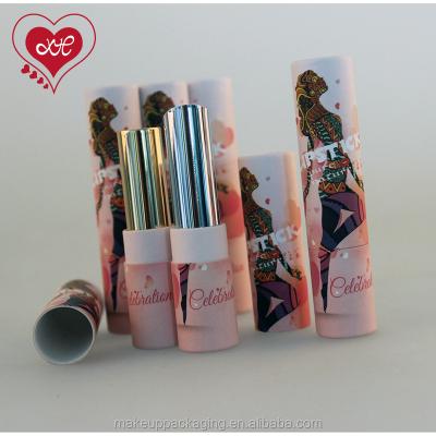 China Wholesale handmade custom paper lipstick tube/cardboard lipstick tubes 12.1mm/make your own paper lipstick tube manufacturer for sale