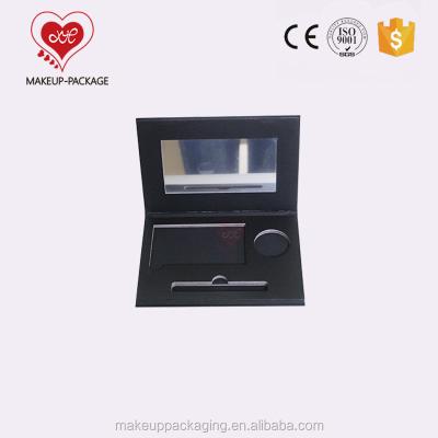 China Empty Magnetic Makeup Eyeshadow Palette Cardboard/Handmade Empty Blush Compact Cardboard Packaging/Custom Empty Paper Eyeshadow Palette for sale