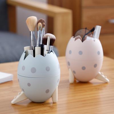 China China Noidc Dinosaur Egg Decoration Makeup Brush Storage Holder Eyebrow Pencil Organizer Cosmetic Storage Box for sale