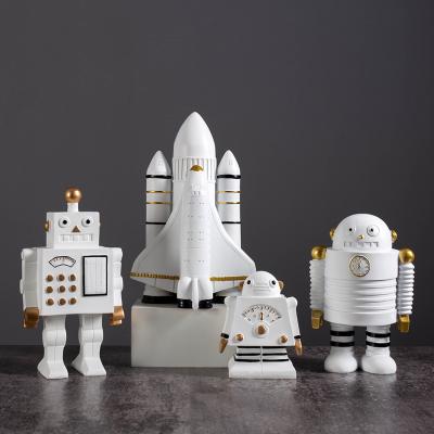 China Nordic China Decor China Decoration Miniatures Home Accessories For Living Room Modern Figurine Creative Office Opens Astronaut Statue Gifts for sale