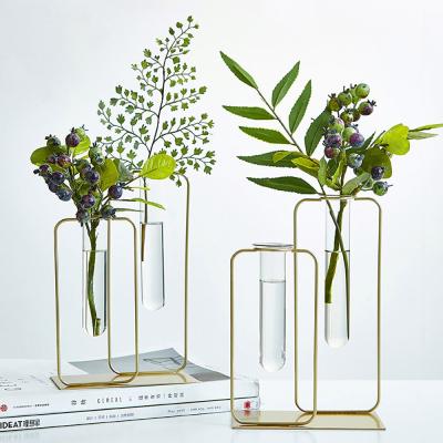 China Nordic CLASSIC Mini Greenhouse Vase Flower Decoration For Home Living Room CLASSIC Glass Vase Decoracion Hogar Moderno Accessories for sale