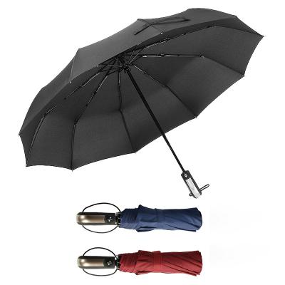 China 23inch 10K 190T pongee automatic folding umbrella promotional items umbrella for sale