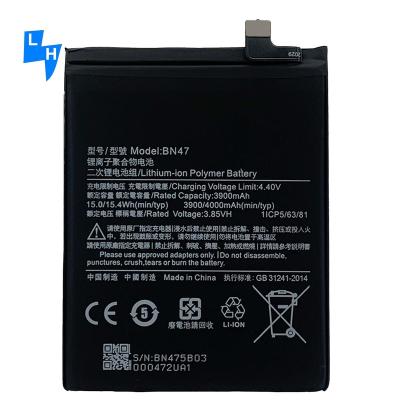 China Mobile Phone 4000mAh BN47 MI A2 Lite Mobile Phone Battery For RedMI 6 Pro Battery Rechargeable Batteries for sale